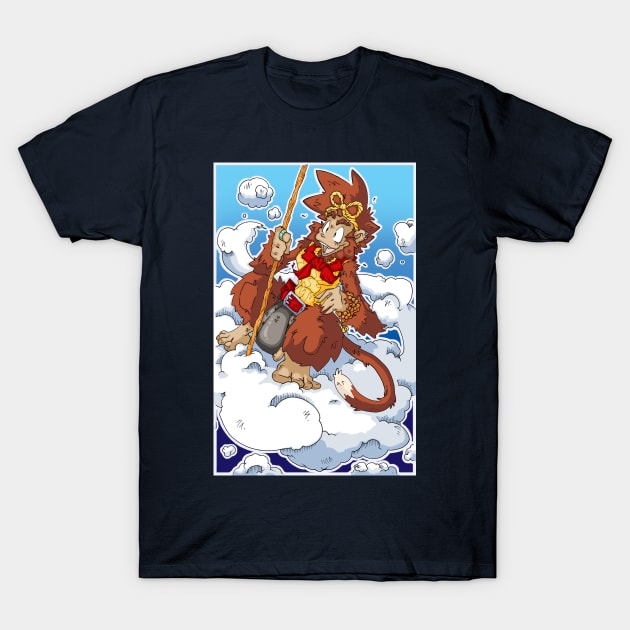 Monkey Goes West T-Shirt by Sympull